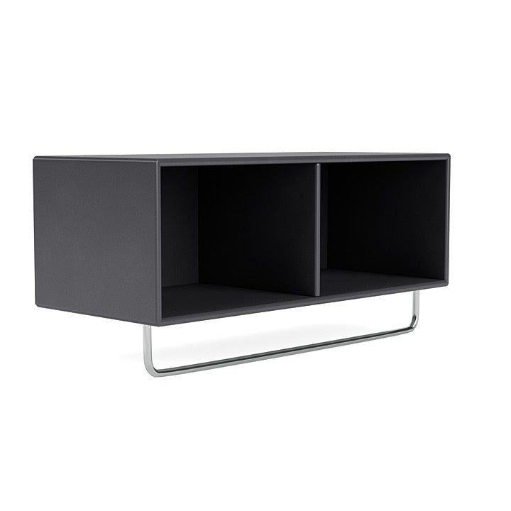 [product_category]-Montana Coat Shelf With Clothes Rack, Carbon Black-Montana Furniture-5714322355889-0000COAT-36-04-MON-3