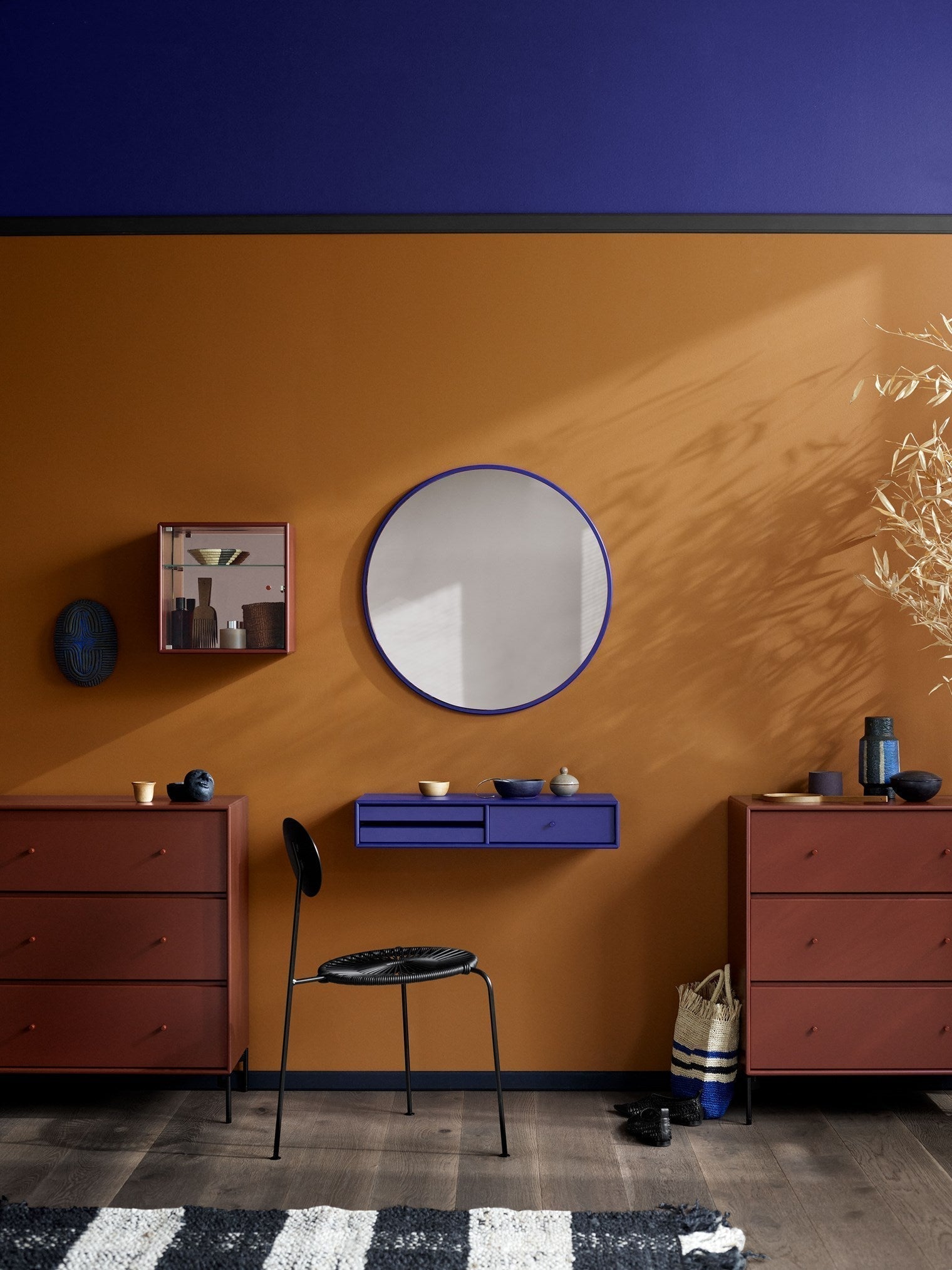 [product_category]-Montana Colour Frame Mirror, Azure Blue-Montana Furniture-5715288349929-00AROUND-154-04-MON-5
