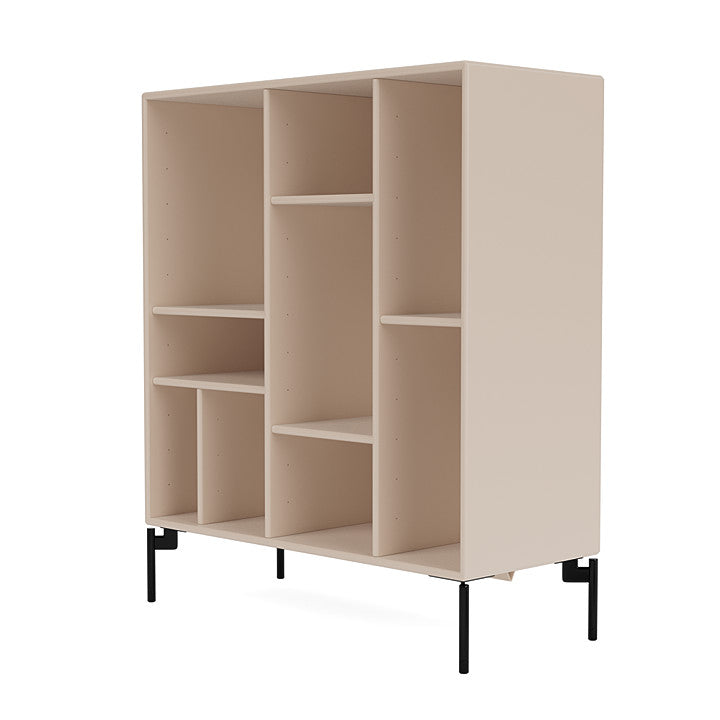 [product_category]-Montana Compile Decorative Shelf With Legs, Clay/Black-Montana Furniture-5715288344764-0COMPILE-168-03-MON-1