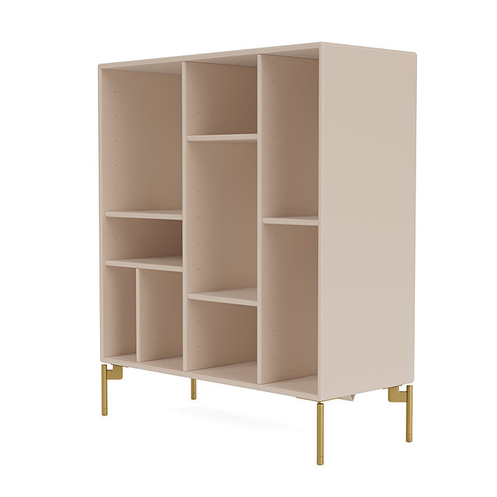 [product_category]-Montana Compile Decorative Shelf With Legs, Clay/Brass-Montana Furniture-5715288344801-0COMPILE-168-09-MON-1