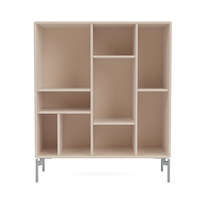 [product_category]-Montana Compile Decorative Shelf With Legs, Clay/Matt Chrome-Montana Furniture-5715288344740-0COMPILE-168-01-MON-2