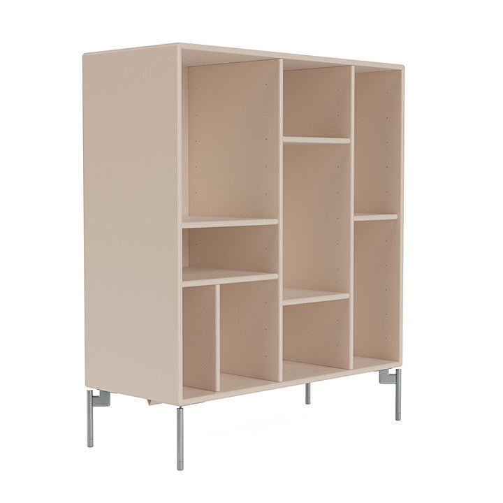 [product_category]-Montana Compile Decorative Shelf With Legs, Clay/Matt Chrome-Montana Furniture-5715288344740-0COMPILE-168-01-MON-3