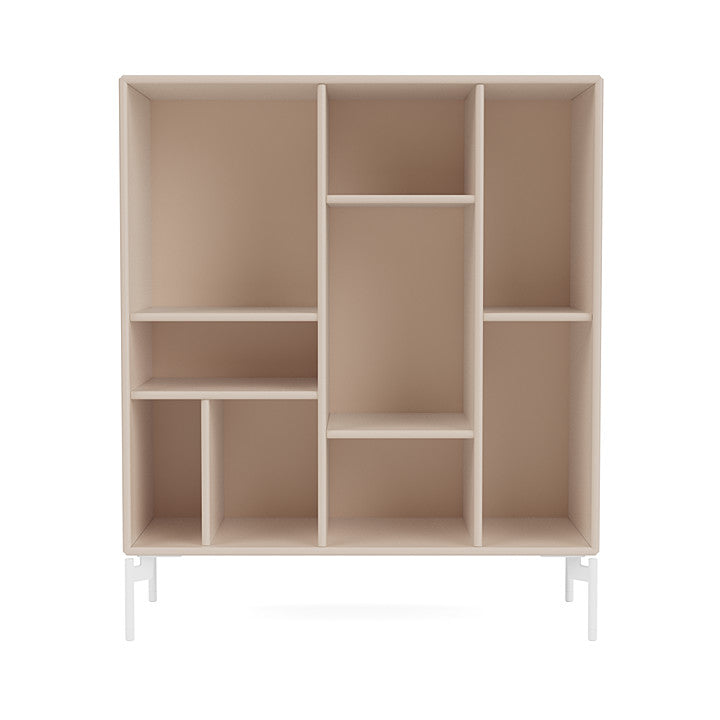 [product_category]-Montana Compile Decorative Shelf With Legs, Clay/Snow White-Montana Furniture-5715288344757-0COMPILE-168-02-MON-2