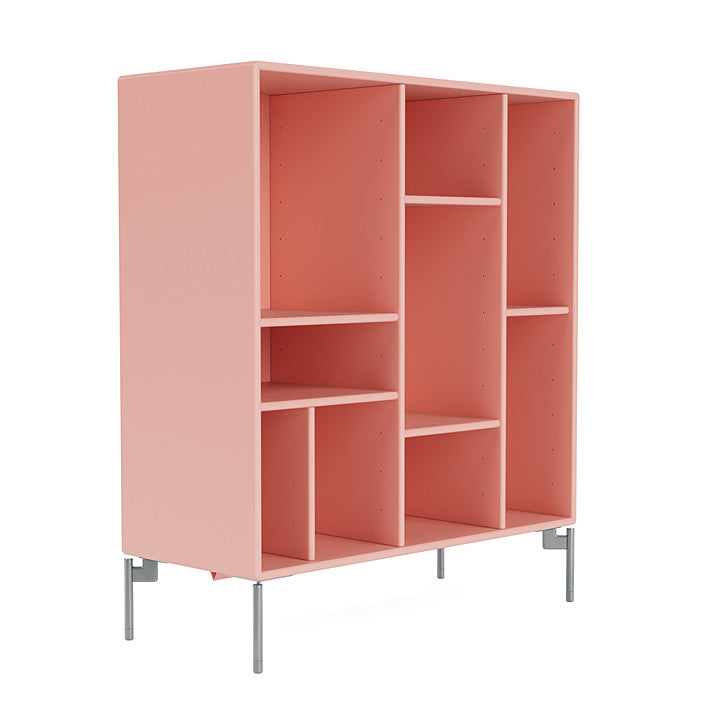 [product_category]-Montana Compile Decorative Shelf With Legs, Ruby/Matt Chrome-Montana Furniture-5715288344634-0COMPILE-167-01-MON-3