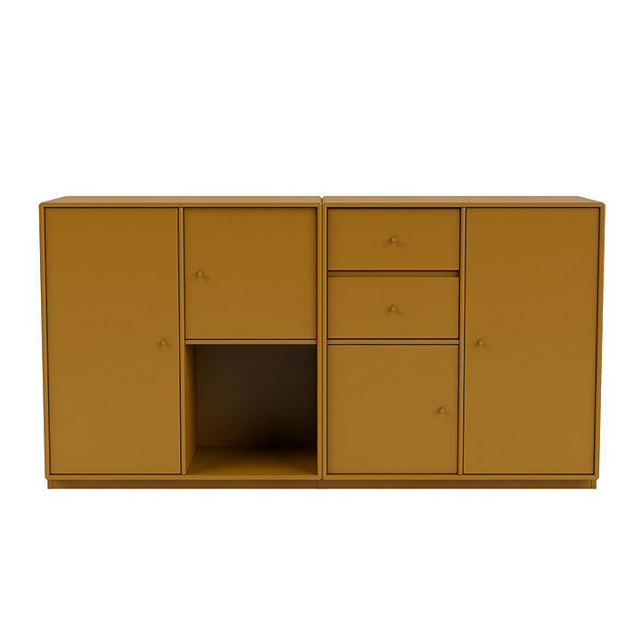 [product_category]-Montana Couple Sideboard With 3 Cm Plinth, Amber Yellow-Montana Furniture-5714322613729-00COUPLE-142-06-MON-2