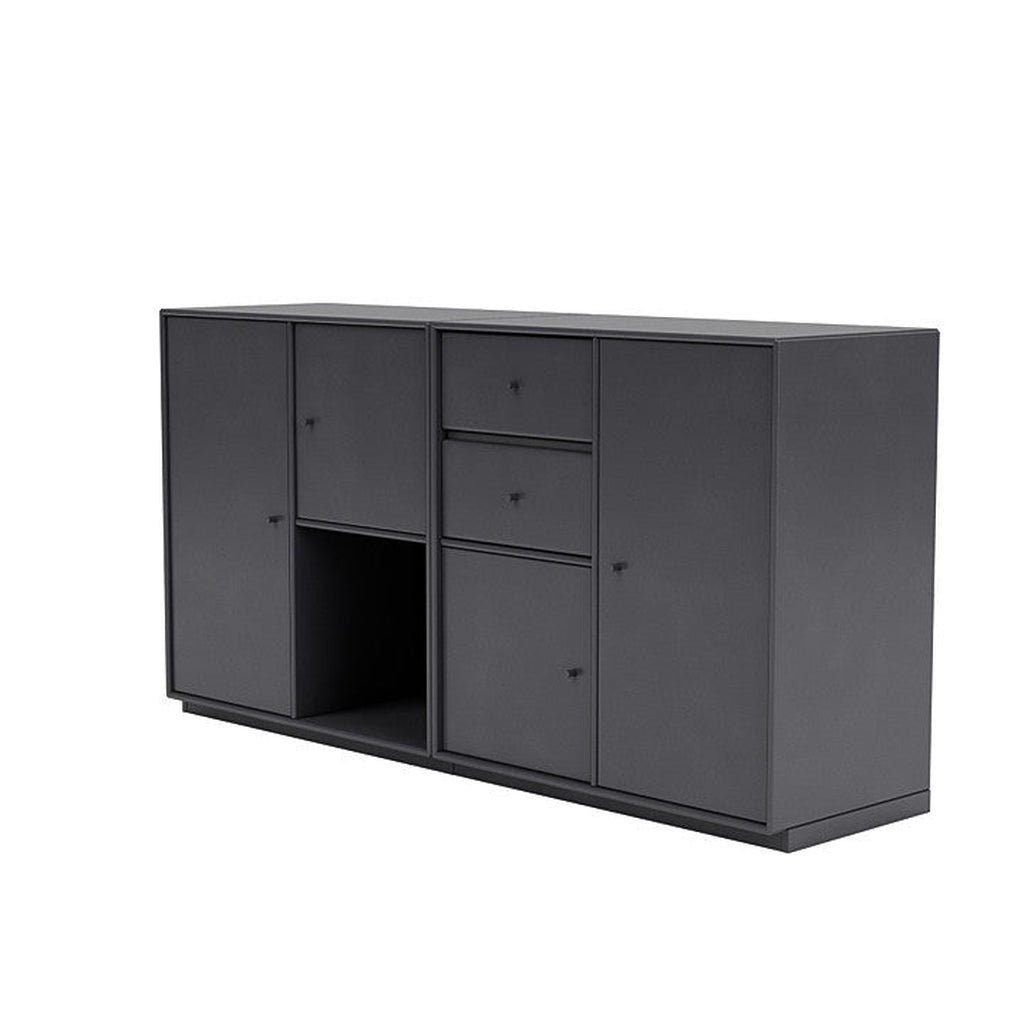 [product_category]-Montana Couple Sideboard With 3 Cm Plinth, Carbon Black-Montana Furniture-5714322615549-00COUPLE-36-06-MON-1