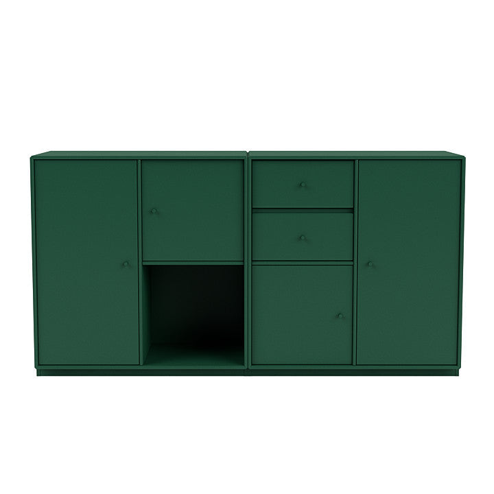 [product_category]-Montana Couple Sideboard With 3 Cm Plinth, Pine Green-Montana Furniture-5714322613330-00COUPLE-136-06-MON-2