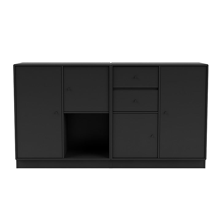 [product_category]-Montana Couple Sideboard With 7 Cm Plinth, Black-Montana Furniture-5714322613187-00COUPLE-05-07-MON-2