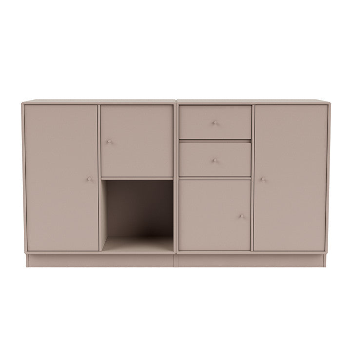 [product_category]-Montana Couple Sideboard With 7 Cm Plinth, Mushroom Brown-Montana Furniture-5714322203951-00COUPLE-137-07-MON-2