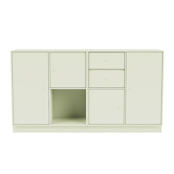 [product_category]-Montana Couple Sideboard With 7 Cm Plinth, Pomelo Green-Montana Furniture-5714322613576-00COUPLE-140-07-MON-2