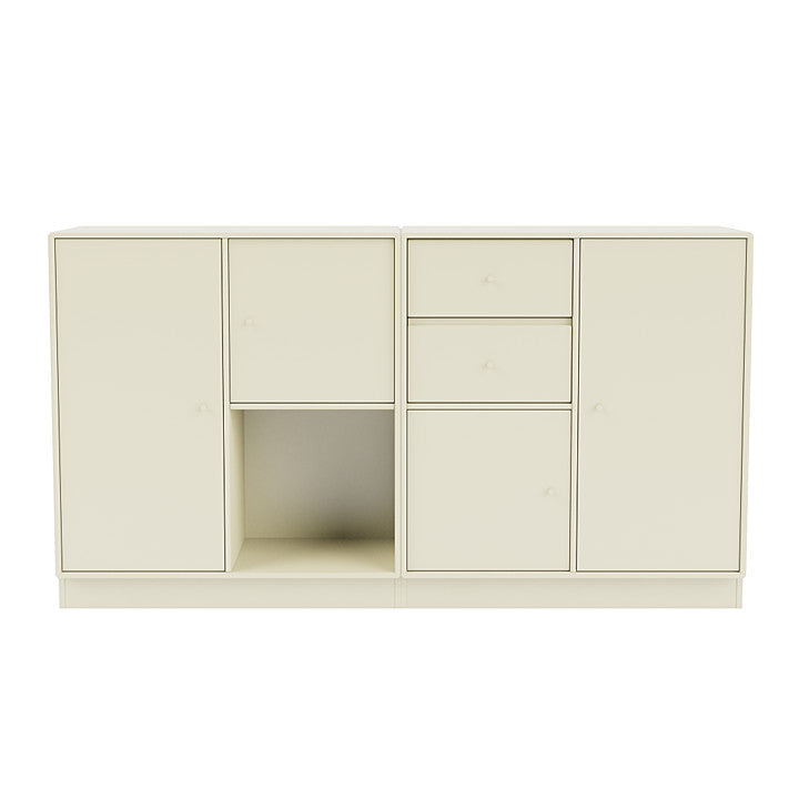 [product_category]-Montana Couple Sideboard With 7 Cm Plinth, Vanilla White-Montana Furniture-5714322204033-00COUPLE-150-07-MON-2