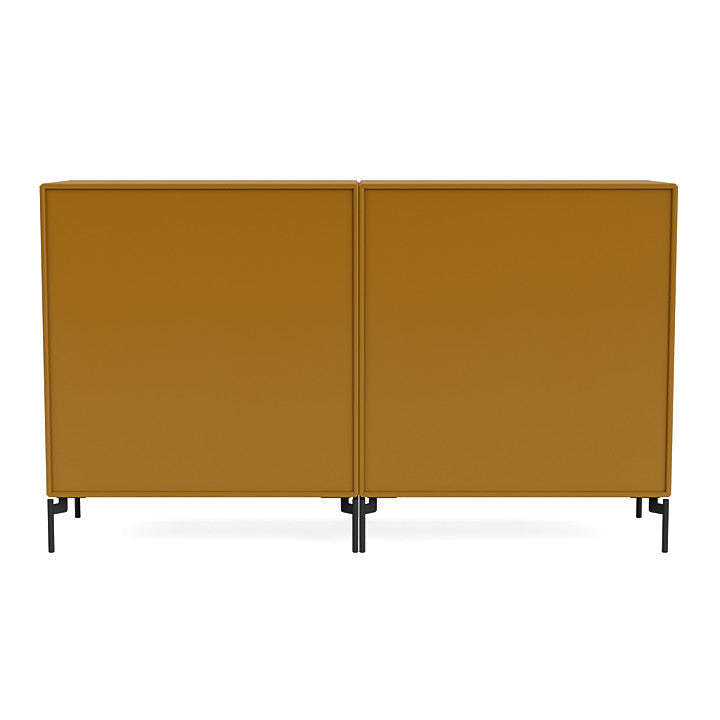 [product_category]-Montana Couple Sideboard With Legs, Amber/Black-Montana Furniture-5714322613699-00COUPLE-142-03-MON-4