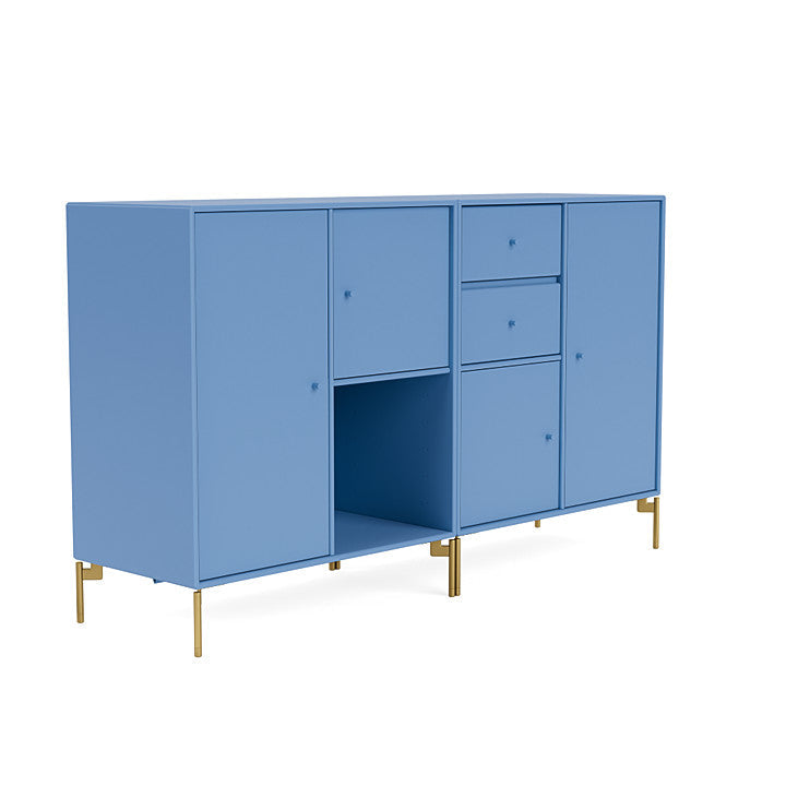 [product_category]-Montana Couple Sideboard With Legs, Azure Blue/Brass-Montana Furniture-5714322614542-00COUPLE-154-09-MON-3