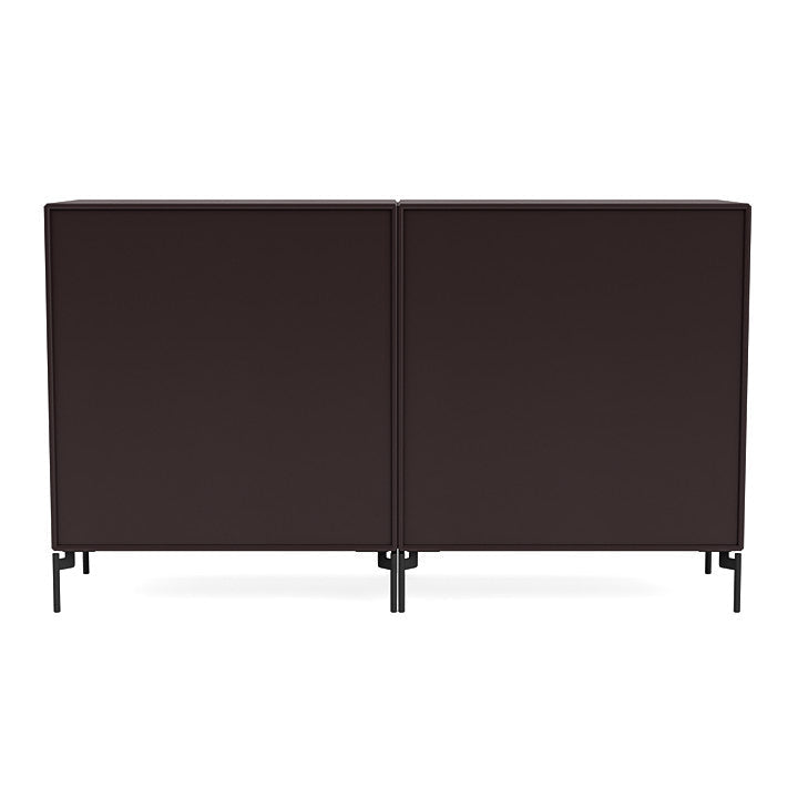 [product_category]-Montana Couple Sideboard With Legs, Balsamic/Black-Montana Furniture-5714322614979-00COUPLE-160-03-MON-4