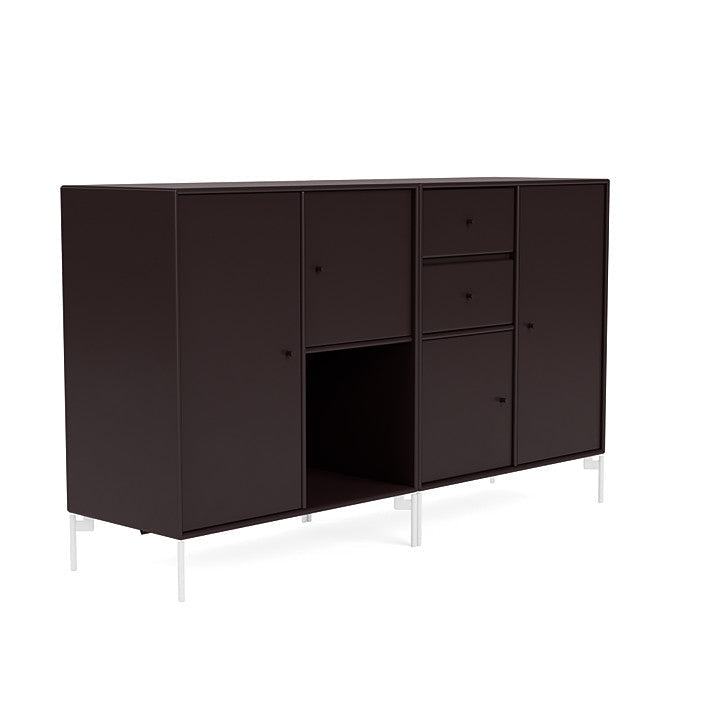 [product_category]-Montana Couple Sideboard With Legs, Balsamic/Snow White-Montana Furniture-5714322614962-00COUPLE-160-02-MON-3