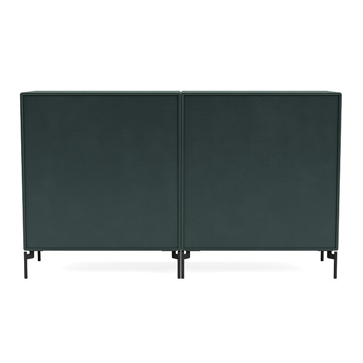 [product_category]-Montana Couple Sideboard With Legs, Black Jade/Black-Montana Furniture-5714322615211-00COUPLE-163-03-MON-4