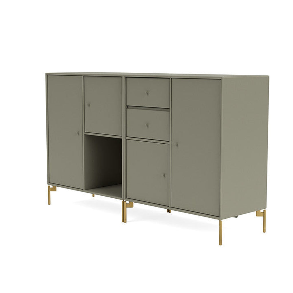 [product_category]-Montana Couple Sideboard With Legs, Fennel/Brass-Montana Furniture-5714322613903-00COUPLE-144-09-MON-1