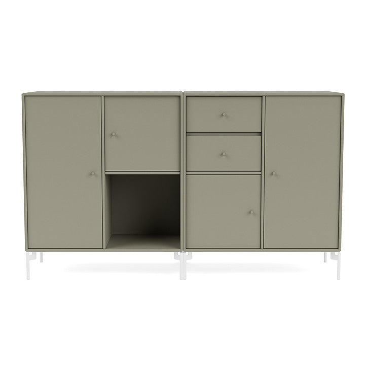 [product_category]-Montana Couple Sideboard With Legs, Fennel/Snow White-Montana Furniture-5714322613842-00COUPLE-144-02-MON-2