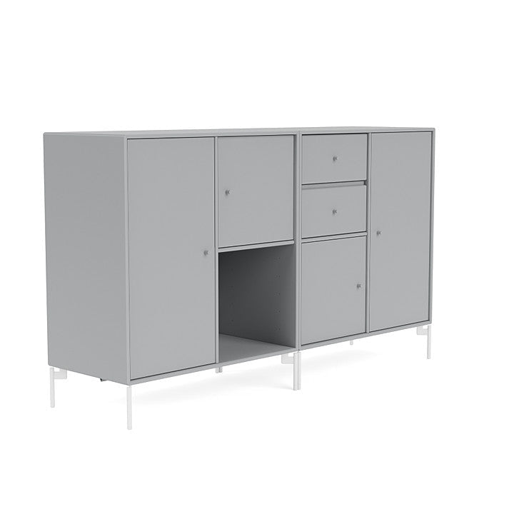 [product_category]-Montana Couple Sideboard With Legs, Fjord/Snow White-Montana Furniture-5714322613057-00COUPLE-02-02-MON-3