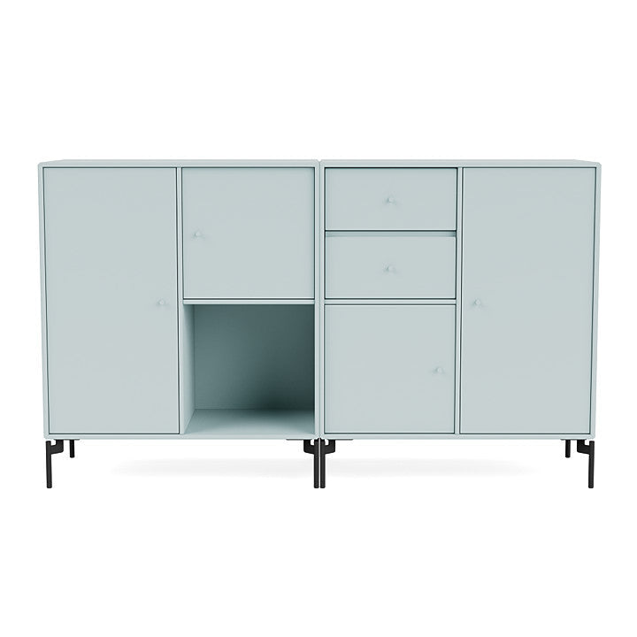 [product_category]-Montana Couple Sideboard With Legs, Flint/Black-Montana Furniture-5714322614177-00COUPLE-148-03-MON-2