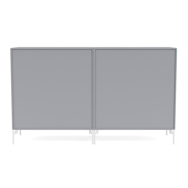 [product_category]-Montana Couple Sideboard With Legs, Graphic/Snow White-Montana Furniture-5714322613217-00COUPLE-100-02-MON-4