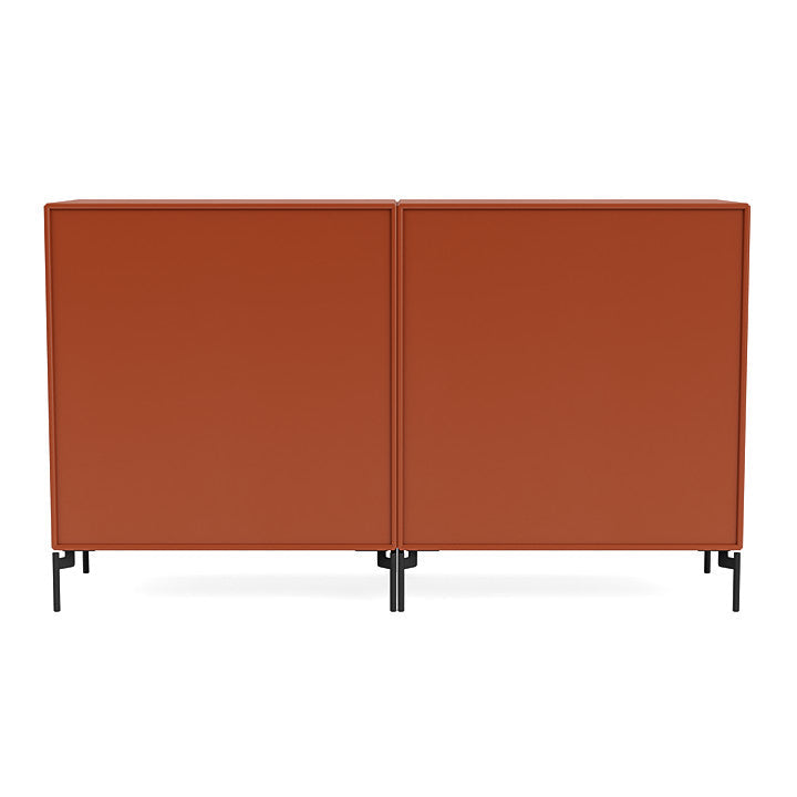 [product_category]-Montana Couple Sideboard With Legs, Hokkaido/Black-Montana Furniture-5714322615136-00COUPLE-162-03-MON-4