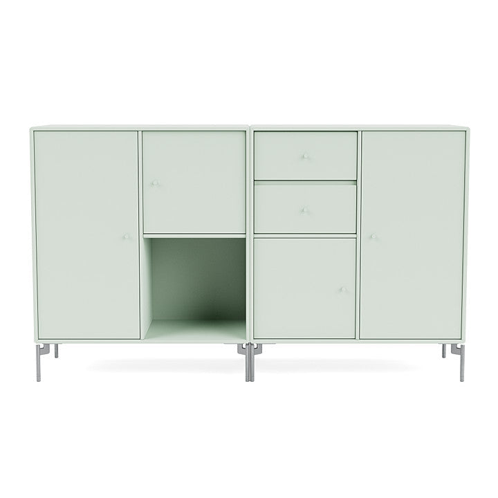 [product_category]-Montana Couple Sideboard With Legs, Mist/Matt Chrome-Montana Furniture-5714322615037-00COUPLE-161-01-MON-2