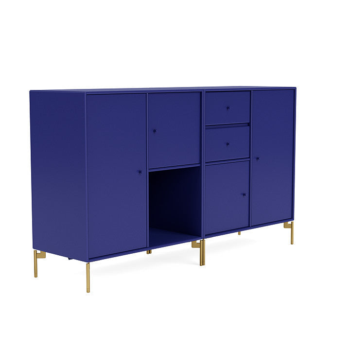 [product_category]-Montana Couple Sideboard With Legs, Monarch Blue/Brass-Montana Furniture-5714322203883-00COUPLE-135-09-MON-3