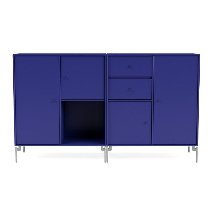 [product_category]-Montana Couple Sideboard With Legs, Monarch Blue/Matt Chrome-Montana Furniture-5714322203814-00COUPLE-135-01-MON-2