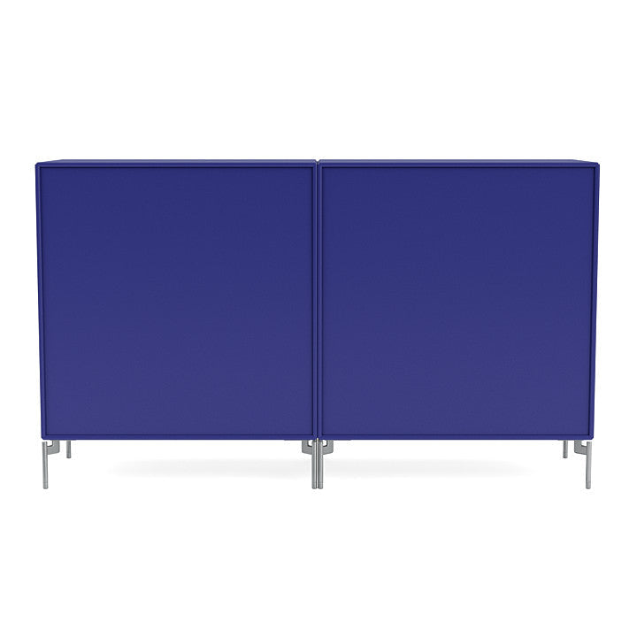 [product_category]-Montana Couple Sideboard With Legs, Monarch Blue/Matt Chrome-Montana Furniture-5714322203814-00COUPLE-135-01-MON-4