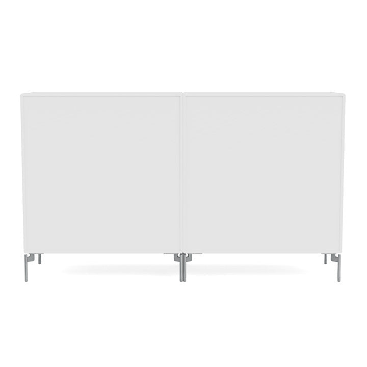 [product_category]-Montana Couple Sideboard With Legs, New White/Matt Chrome-Montana Furniture-5714322203739-00COUPLE-101-01-MON-4