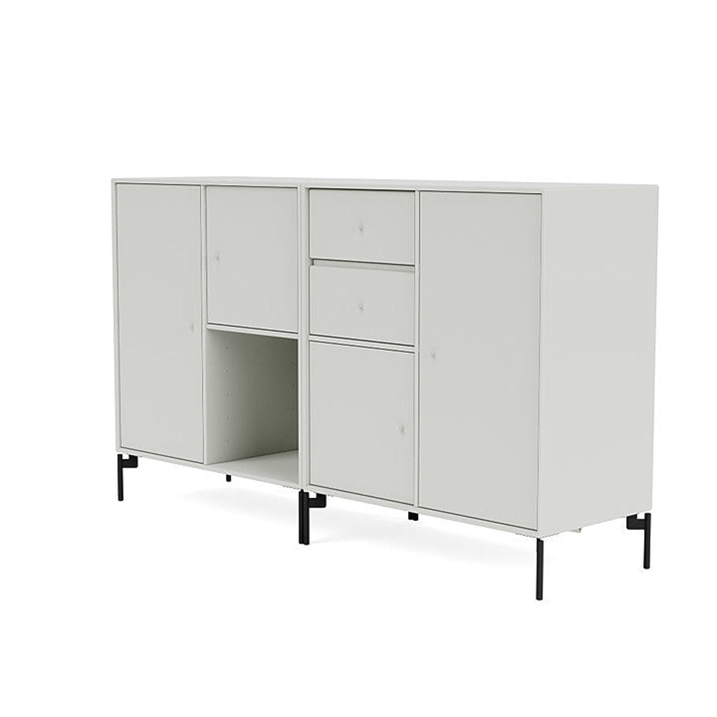 [product_category]-Montana Couple Sideboard With Legs, Nordic/Black-Montana Furniture-5714322203678-00COUPLE-09-03-MON-1