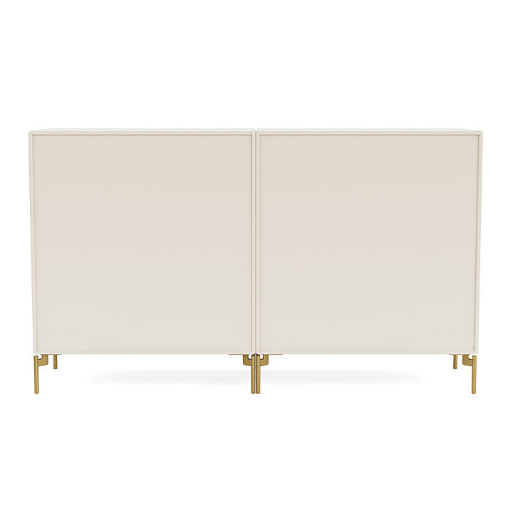 [product_category]-Montana Couple Sideboard With Legs, Oat/Brass-Montana Furniture-5714322614863-00COUPLE-158-09-MON-4