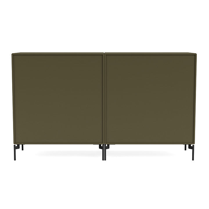 [product_category]-Montana Couple Sideboard With Legs, Oregano/Black-Montana Furniture-5714322613453-00COUPLE-139-03-MON-4