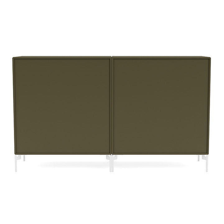 [product_category]-Montana Couple Sideboard With Legs, Oregano/Snow White-Montana Furniture-5714322613446-00COUPLE-139-02-MON-4