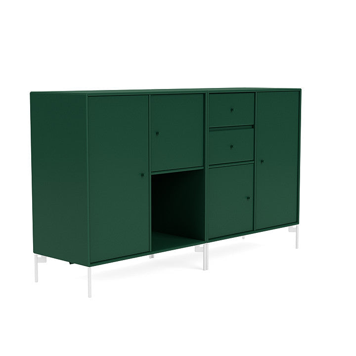 [product_category]-Montana Couple Sideboard With Legs, Pine/Snow White-Montana Furniture-5714322613293-00COUPLE-136-02-MON-3