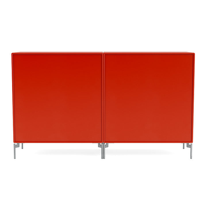 [product_category]-Montana Couple Sideboard With Legs, Rosehip/Matt Chrome-Montana Furniture-5714322613910-00COUPLE-145-01-MON-4
