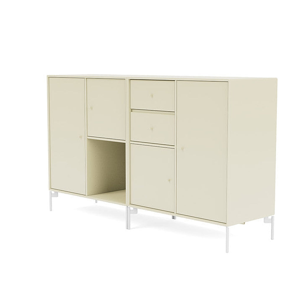 [product_category]-Montana Couple Sideboard With Legs, Vanilla/Snow White-Montana Furniture-5714322203982-00COUPLE-150-02-MON-1