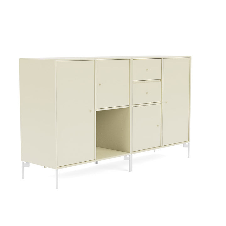 [product_category]-Montana Couple Sideboard With Legs, Vanilla/Snow White-Montana Furniture-5714322203982-00COUPLE-150-02-MON-3