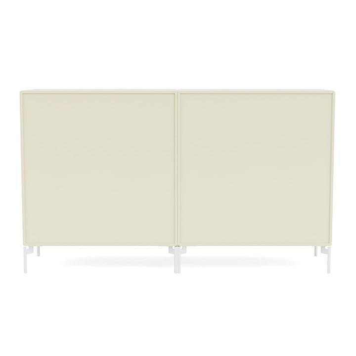 [product_category]-Montana Couple Sideboard With Legs, Vanilla/Snow White-Montana Furniture-5714322203982-00COUPLE-150-02-MON-4