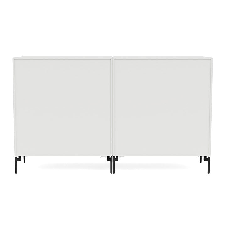 [product_category]-Montana Couple Sideboard With Legs, White/Black-Montana Furniture-5714322612982-00COUPLE-01-03-MON-4