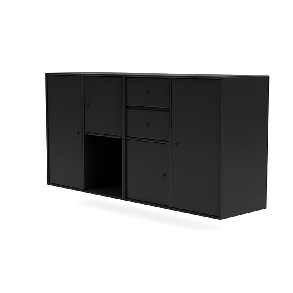 [product_category]-Montana Couple Sideboard With Suspension Rail, Black-Montana Furniture-5714322613156-00COUPLE-05-04-MON-1