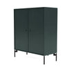 Montana Cover Cabinet s nohama, černý nefrit/černá