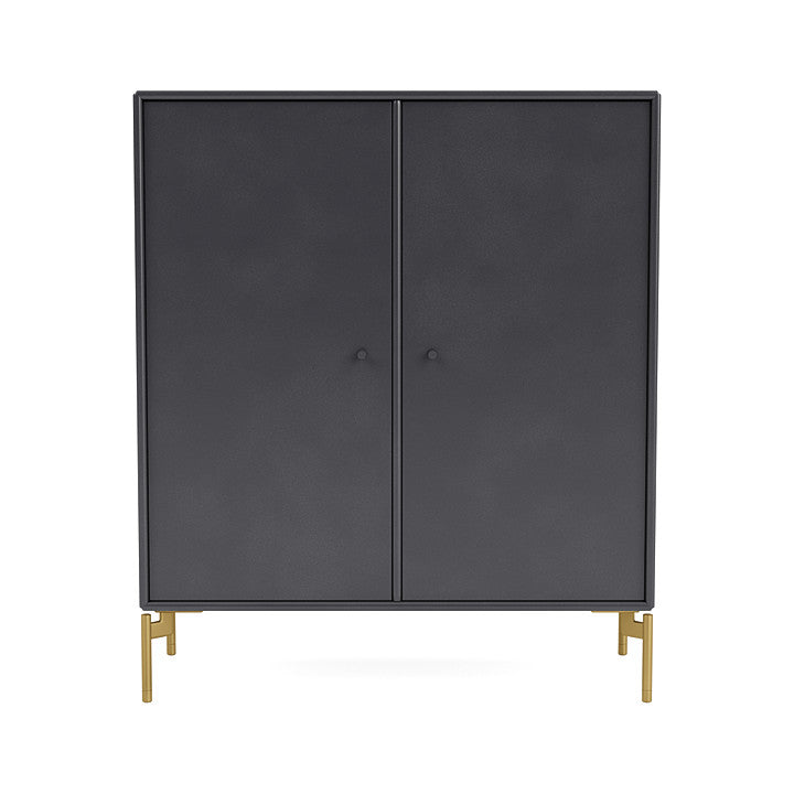 [product_category]-Montana Cover Cabinet With Legs, Carbon Black/Brass-Montana Furniture-5715288034153-000COVER-36-09-MON-2