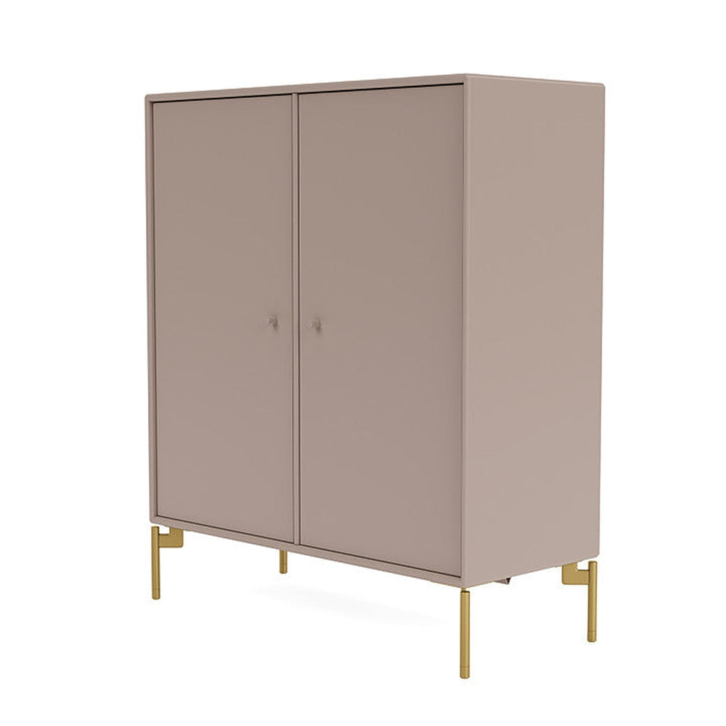 [product_category]-Montana Cover Cabinet With Legs, Mushroom Brown/Brass-Montana Furniture-5714322204415-000COVER-137-09-MON-1