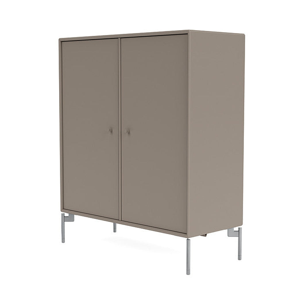 [product_category]-Montana Cover Cabinet With Legs, Truffle/Matt Chrome-Montana Furniture-5714322689106-000COVER-141-01-MON-1