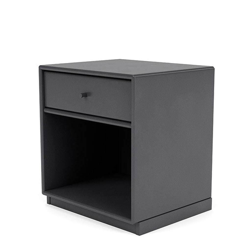 [product_category]-Montana Dream Nightstand With 3 Cm Plinth, Carbon Black-Montana Furniture-5714322382151-000DREAM-36-06-MON-1
