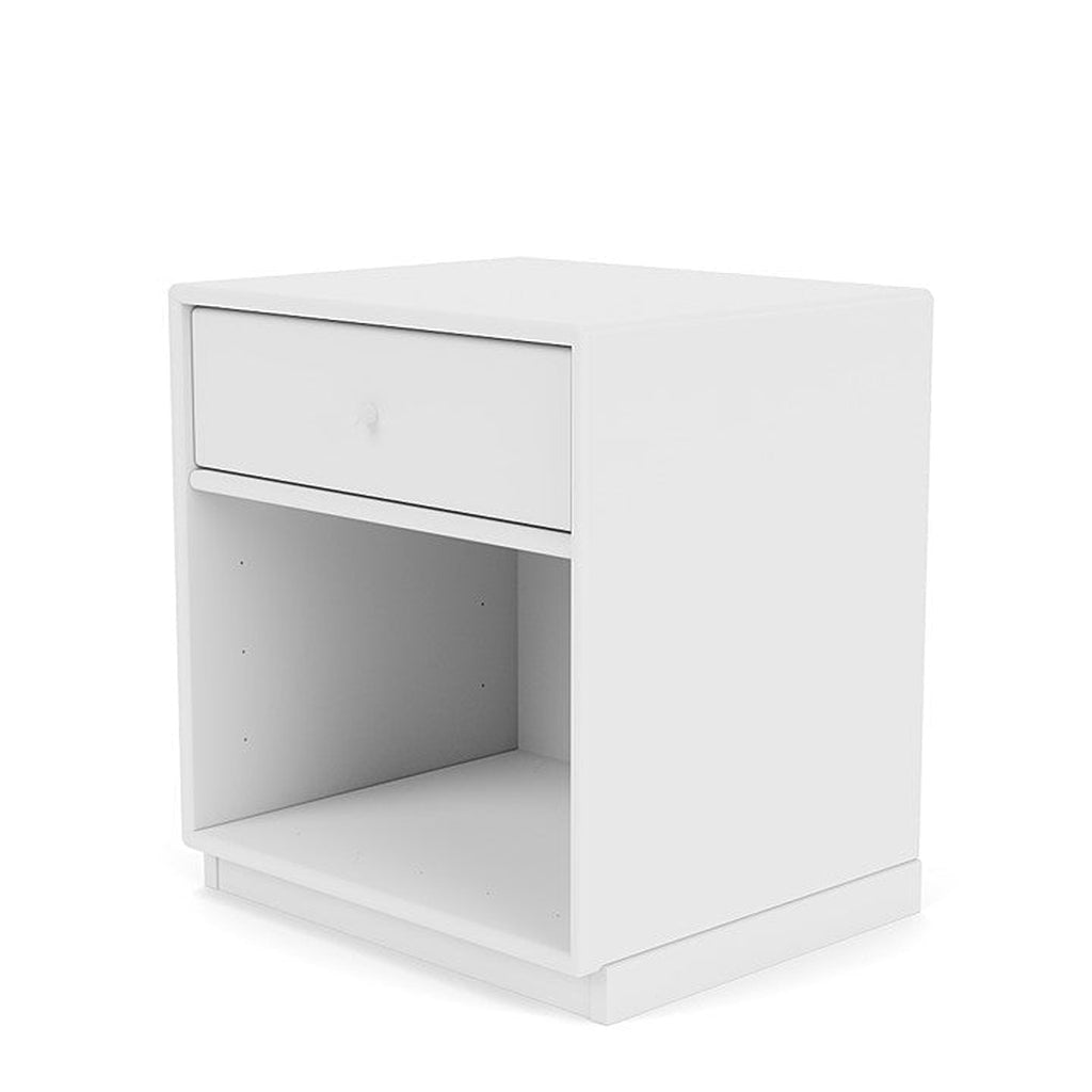 [product_category]-Montana Dream Nightstand With 3 Cm Plinth, Snow White-Montana Furniture-5714322382212-000DREAM-38-06-MON-1