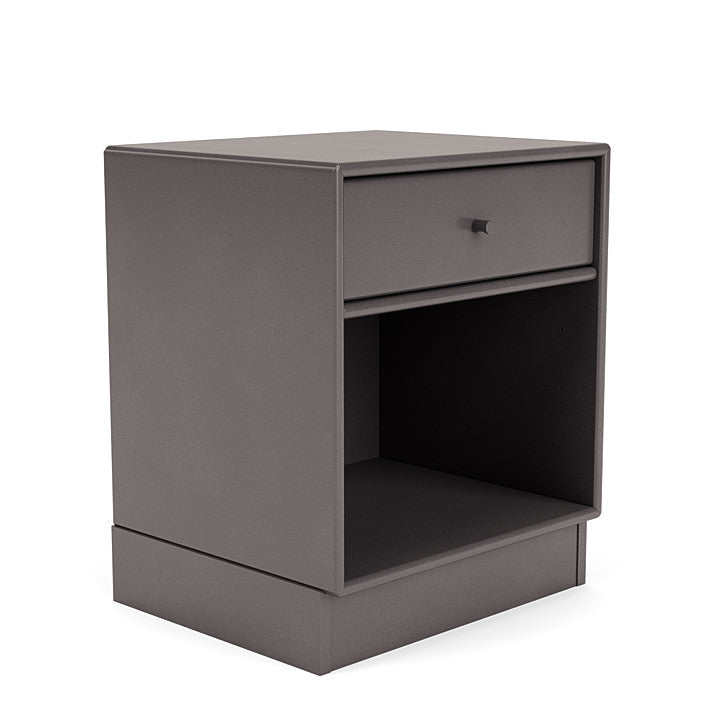 [product_category]-Montana Dream Nightstand With 7 Cm Plinth, Coffee Brown-Montana Furniture-5714322382083-000DREAM-35-07-MON-3