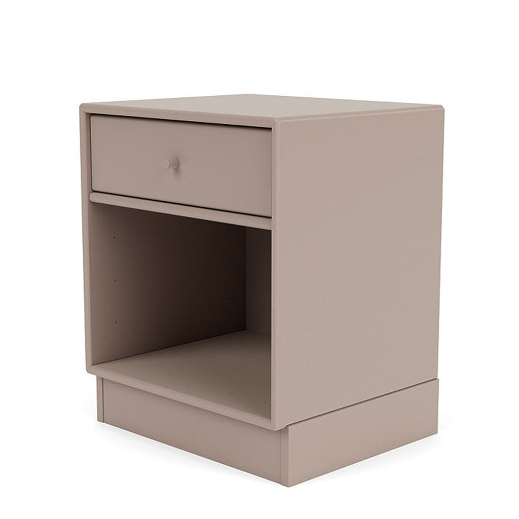 [product_category]-Montana Dream Nightstand With 7 Cm Plinth, Mushroom Brown-Montana Furniture-5714322205313-000DREAM-137-07-MON-1